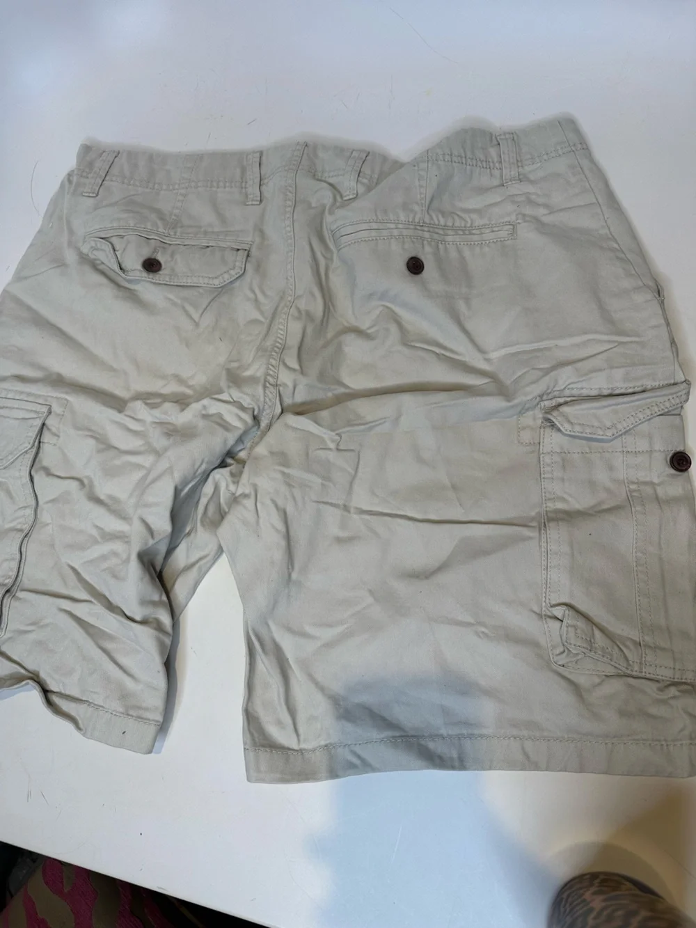 Falls Creek Men's Cargo Shorts in Light Khaki